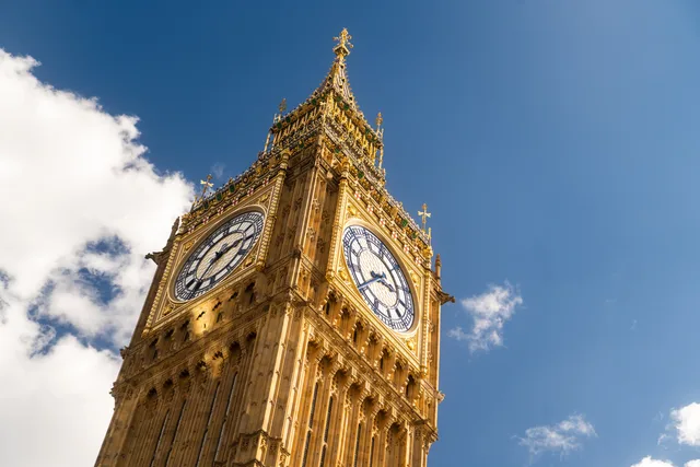 The iconic Big Ben clock tower in London against a clear blue sky. Five productivity software trends to monitor through September 2027