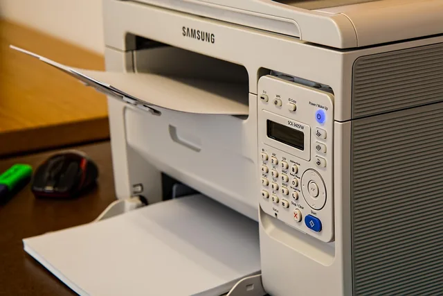 printer, desk, office, fax, scanner, home office, technology, duplicator, copier, laser printer, wireless printer, brown office, brown home, brown technology, brown desk, printer, printer, printer, printer, printer. Replacing the fax machine with an online fax service: a UK vendor checklist